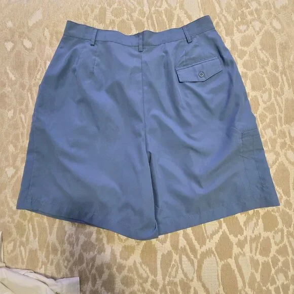 Set Of 2 Charter Club Womens Golf Shorts Size 14 Blue & White Polyester - Picture 10 of 16